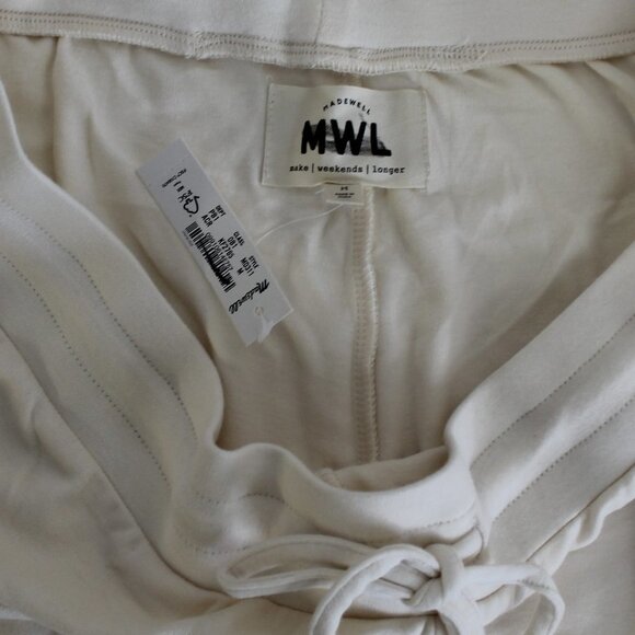 Madewell MWL Breeze Rainbow-Stitched Drawstring Shorts - Picture 5 of 6